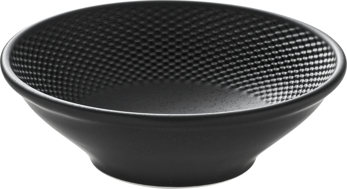 BHS tabletop AG Schüssel rund Relief coal 20cm für Gastronomie und private Feiern