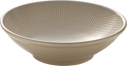 BHS tabletop AG Schüssel rund Relief almond 24cm, ideal für die Präsentation von Speisen