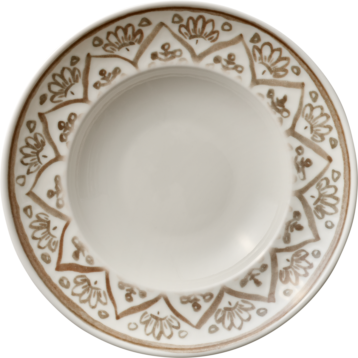 BHS tabletop AG tief runder Teller aus Vitreous China für gastronomische Nutzung.