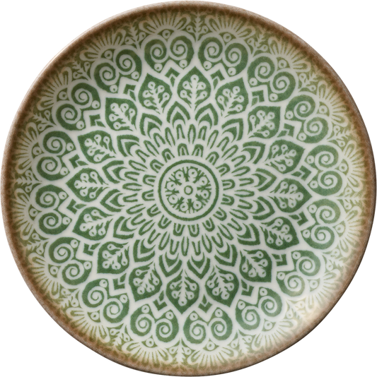 BHS tabletop AG Teller flach rund coup jade 15cm für die Präsentation von Speisen.