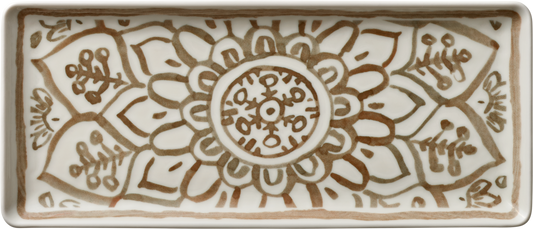 BHS tabletop AG rechteckige Platte sienna 35x15cm für ansprechende Speisenpräsentation