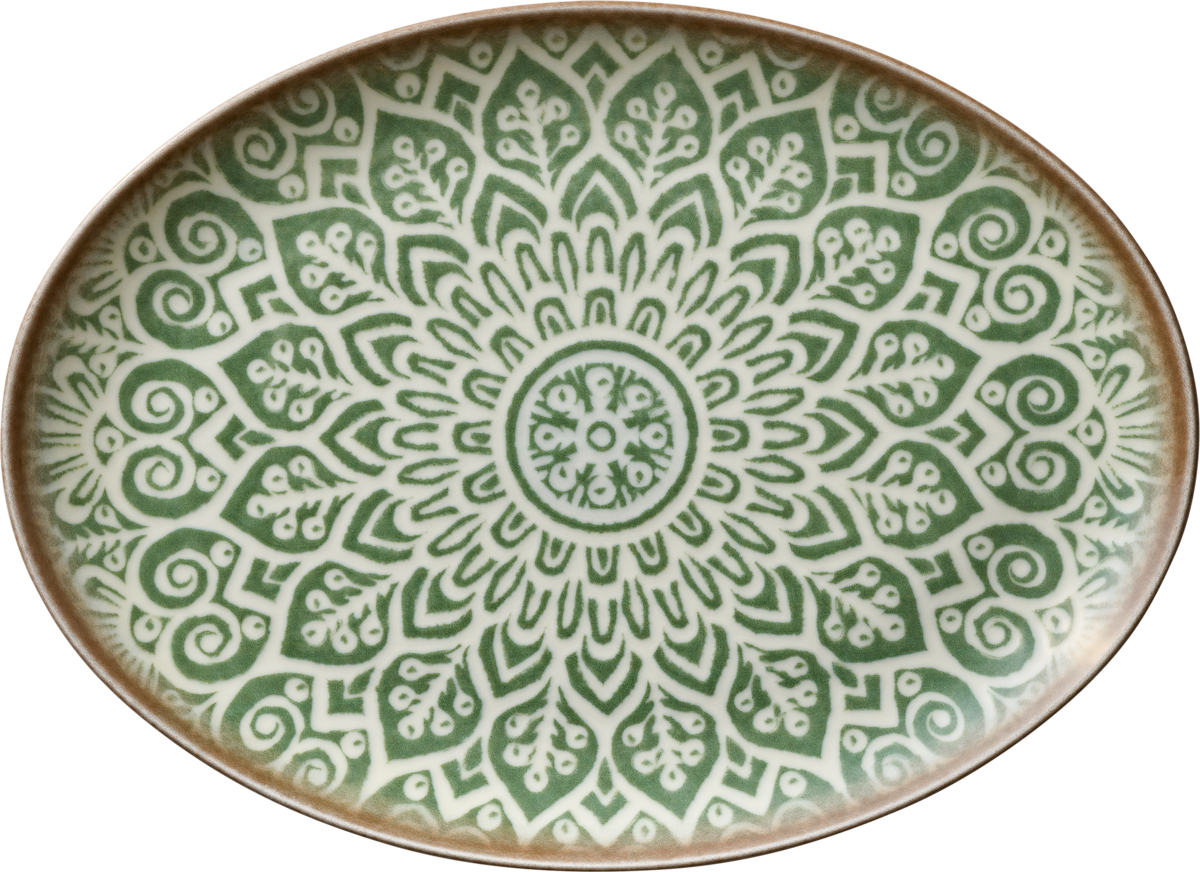 SOULMATE Platte oval coup Jade 32x24 cm von BHS tabletop AG