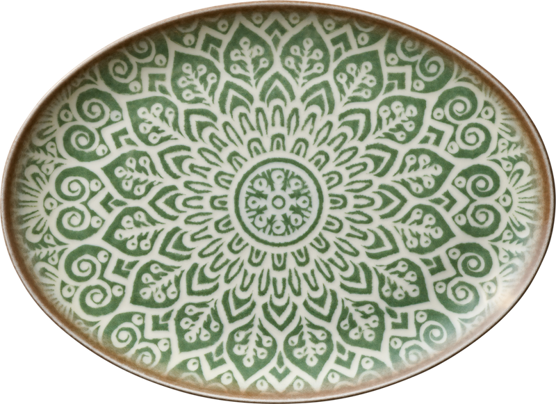 SOULMATE Platte oval coup Jade 32x24 cm von BHS tabletop AG
