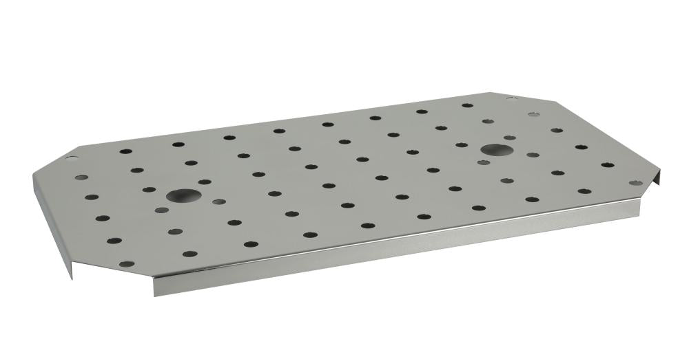 APS Abtropfgitter aus Edelstahl für GN 1/1 Behälter, 45 x 25 cm, ideal für Gastronomie.