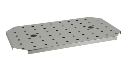 APS Abtropfgitter aus Edelstahl für GN 1/1 Behälter, 45 x 25 cm, ideal für Gastronomie.