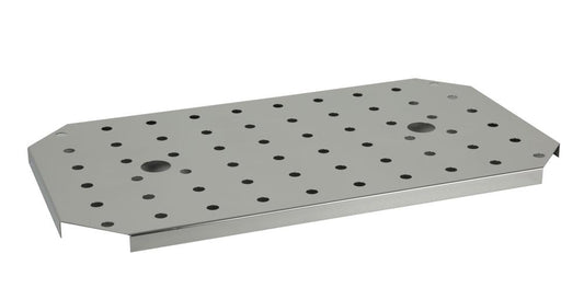 APS Abtropfgitter aus Edelstahl für GN 1/1 Behälter, 45 x 25 cm, ideal für Gastronomie.