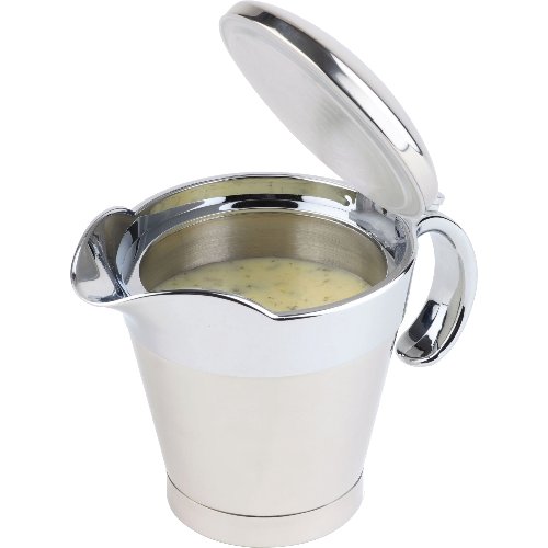 APS Thermo Sauciere aus Edelstahl für Saucen und Dressings.
