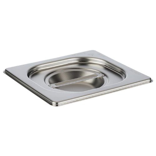 APS GN 1/6 Deckel aus Edelstahl für hygienische Lagerung von Speisen.