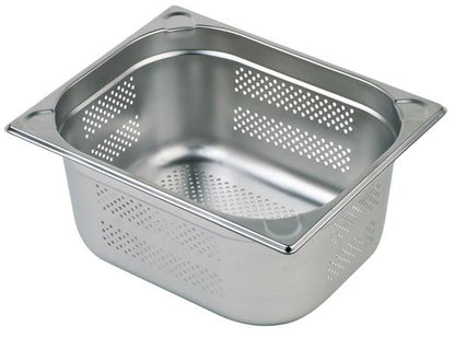 Edelstahl GN 2/3 Behälter, perforiert, 5,5 Liter für Gastronomie