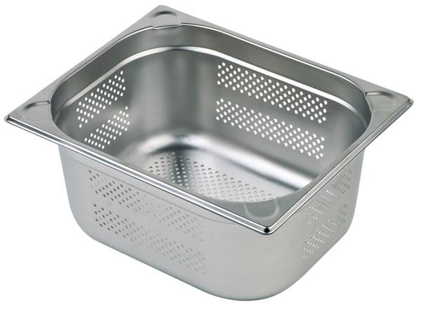 Perforierter Edelstahl GN 1/1 Behälter für die Gastronomie