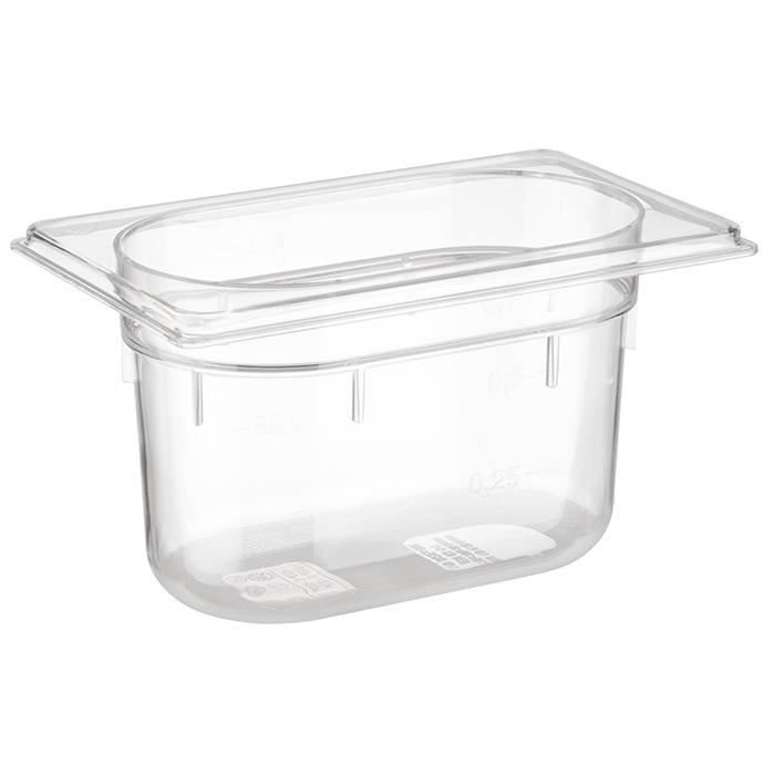 APS GN 1/9 Behälter aus Polycarbonat für Gastronomie, 1 Liter