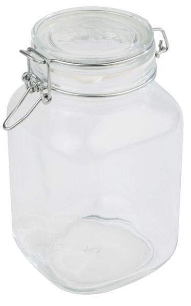 APS Vorratsglas 2 Liter mit luftdichtem Klappdeckel zur Aufbewahrung von Lebensmitteln