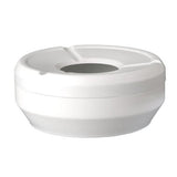 APS Windaschenbecher -GLEAM- , Ø 10 cm, H: 4 cm , Melamin, weiß