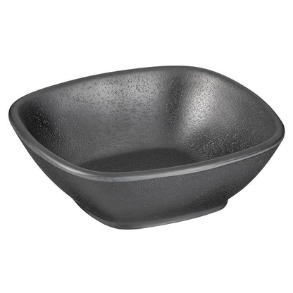 APS Schale -ZEN- aus Melamin in schwarz, ideal für Gastronomie und Catering.