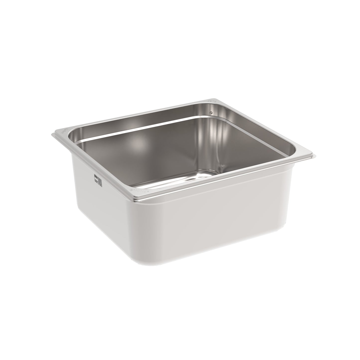 Rieber GNONE®-Behälter 2/3 150 aus Edelstahl für hygienische Lagerung und Transport von Speisen.