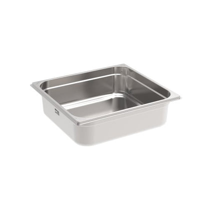 Rieber GNONE®-Behälter 2/3 100 aus Edelstahl für hygienische Lagerung und Transport von Speisen