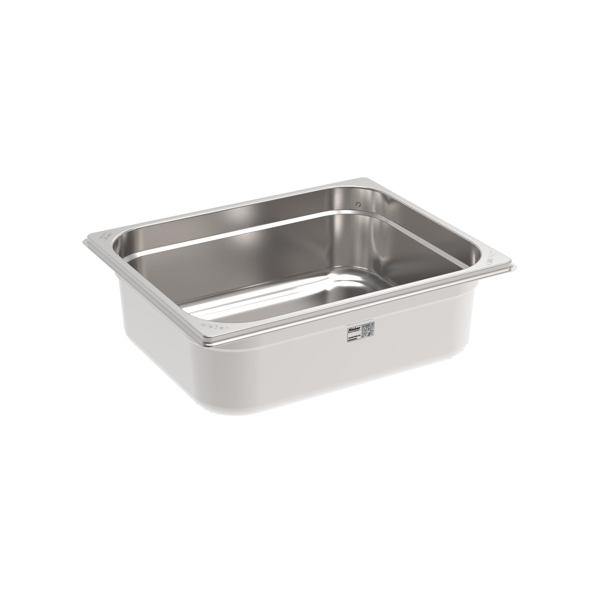 Rieber GNONE®-Behälter 1/2 100 aus Edelstahl für Lagerung und Transport von Lebensmitteln