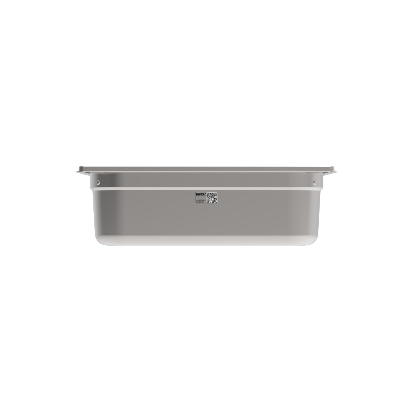 Rieber GNONE®-Behälter 1/2 100 aus Edelstahl für Lagerung und Transport von Lebensmitteln