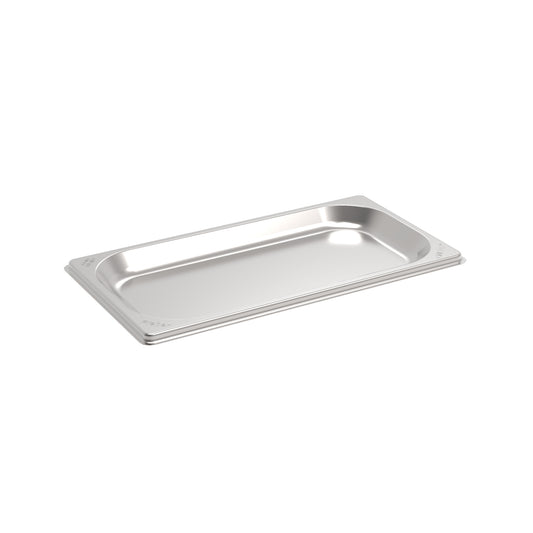 Rieber GN-Behälter 1/3 020 aus Edelstahl für hygienische Lagerung und Transport.