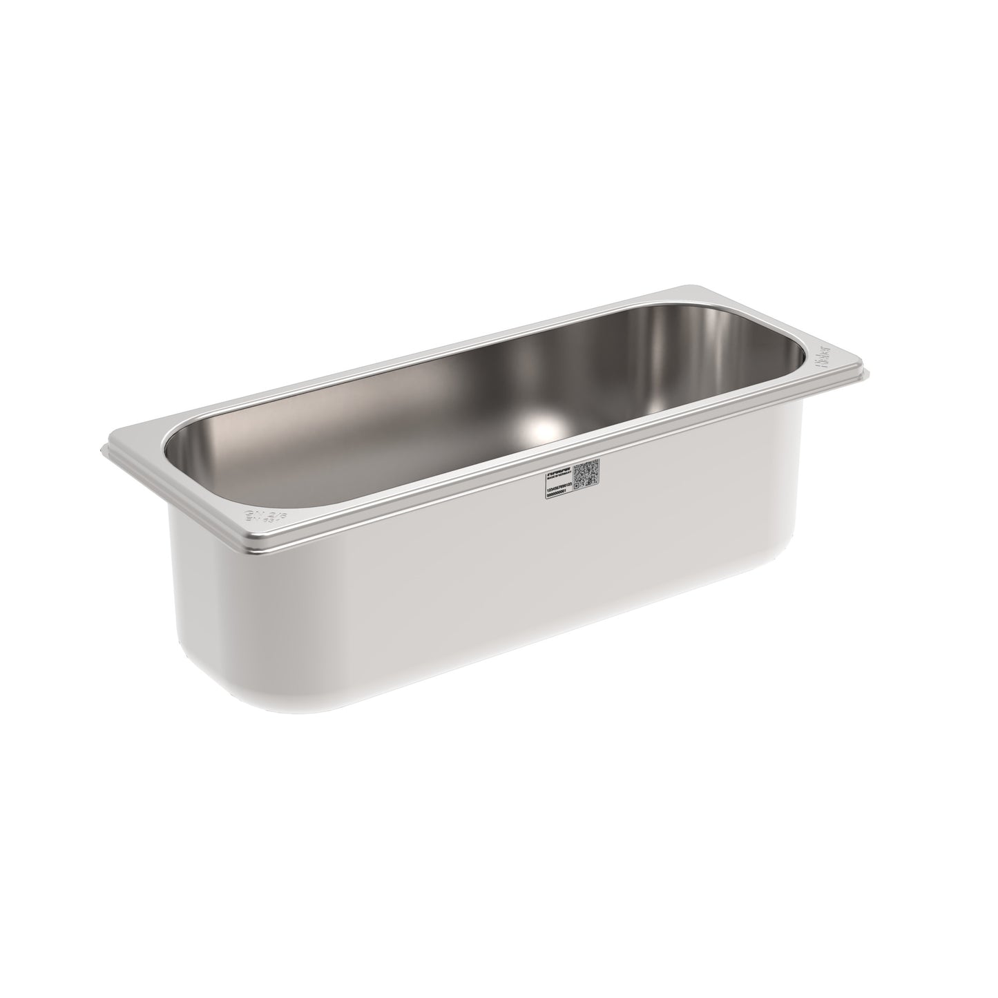 Rieber GN-Behälter 2/8 100 aus Edelstahl für die Gastronomie