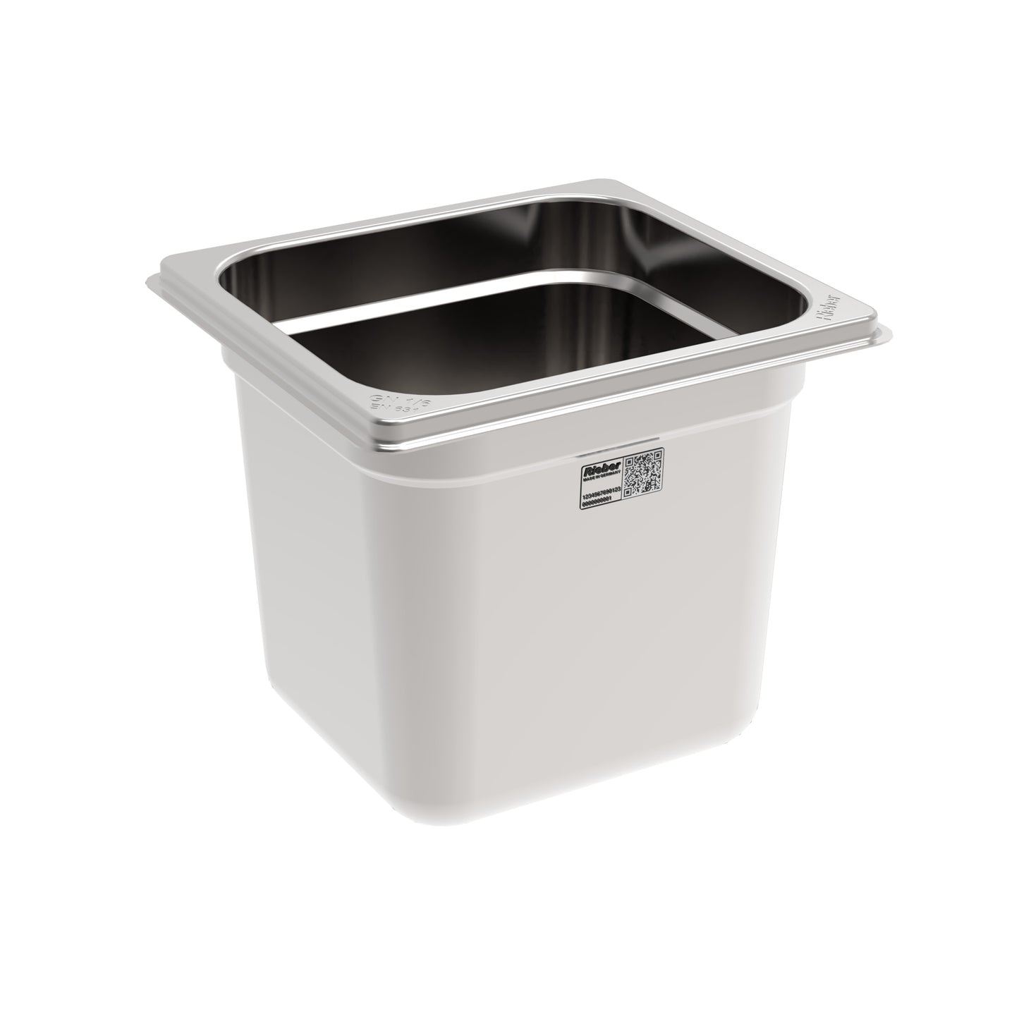 Rieber GN-Behälter 1/6 150 für hygienische Lagerung und Ausgabe von Lebensmitteln