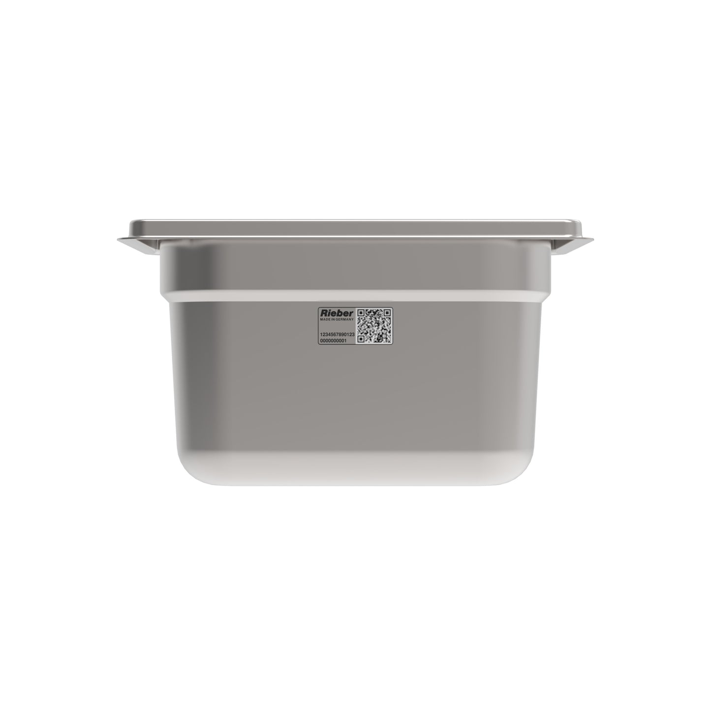Rieber GN-Behälter 1/9 100 aus Edelstahl für die Gastronomie