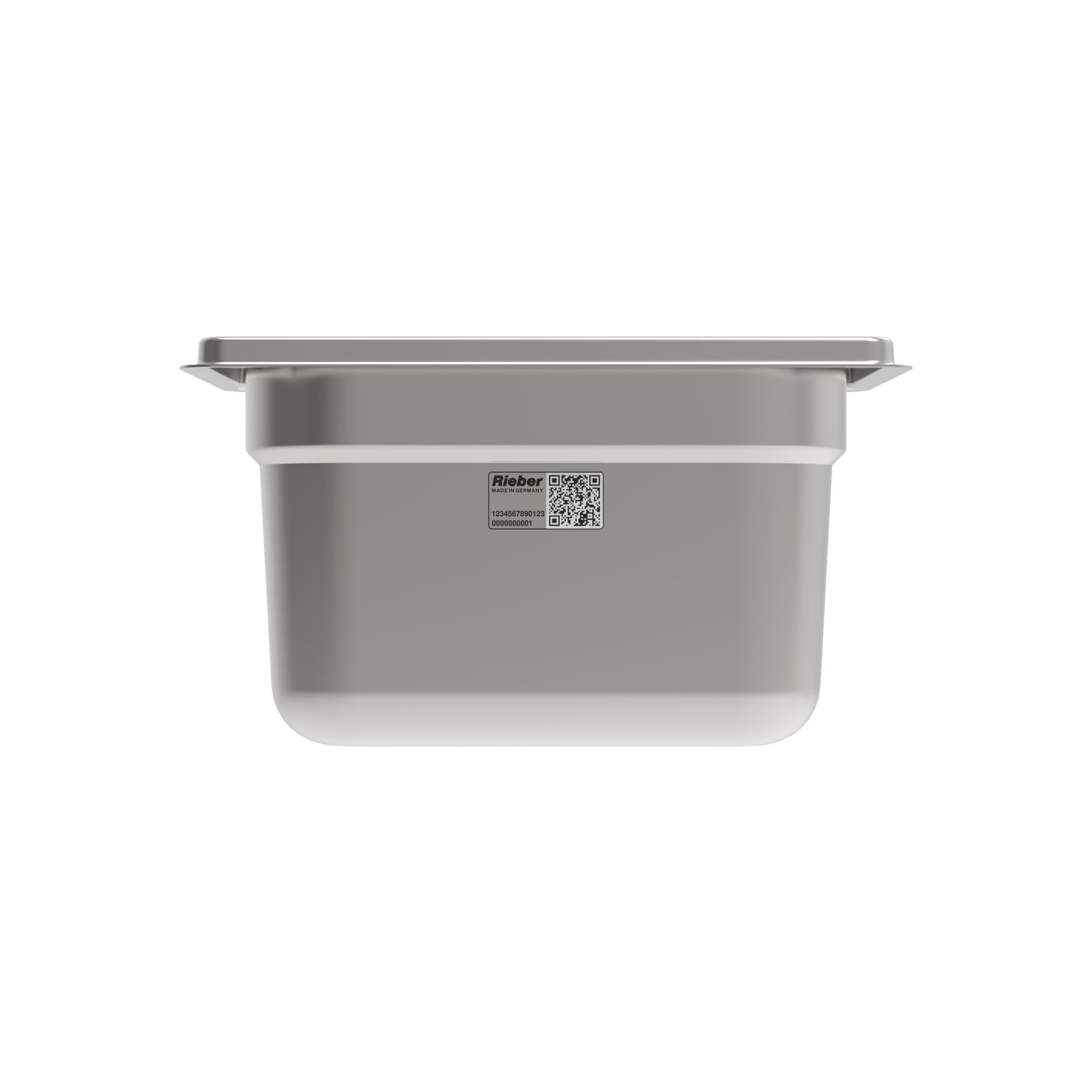 Rieber GN-Behälter 1/9 100 aus Edelstahl für die Gastronomie