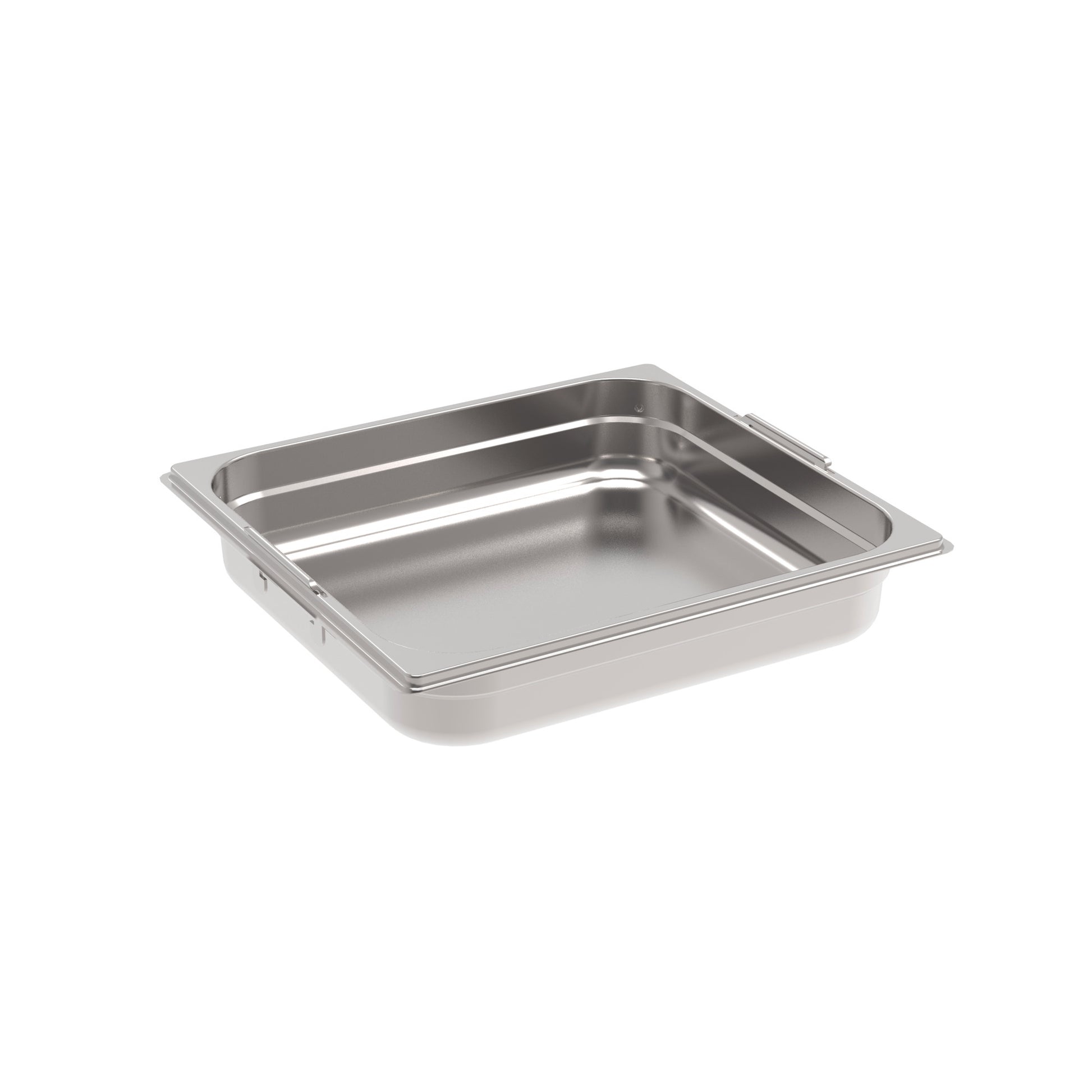 Rieber GNONE®-Behälter 2/3 065 mit Fallgriffen für hygienische Lagerung und Transport.