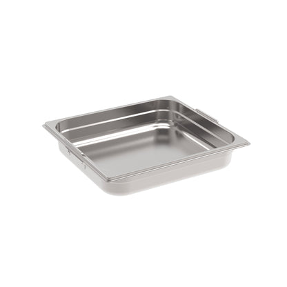Rieber GNONE®-Behälter 2/3 065 mit Fallgriffen für hygienische Lagerung und Transport.