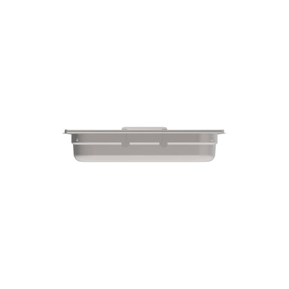 Rieber GNONE®-Behälter 2/3 065 mit Fallgriffen für hygienische Lagerung und Transport.