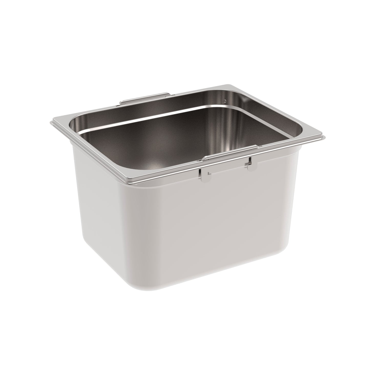 Rieber GNONE®-Behälter 1/2 200 mit Fallgriffen für hygienische Lebensmittelaufbewahrung