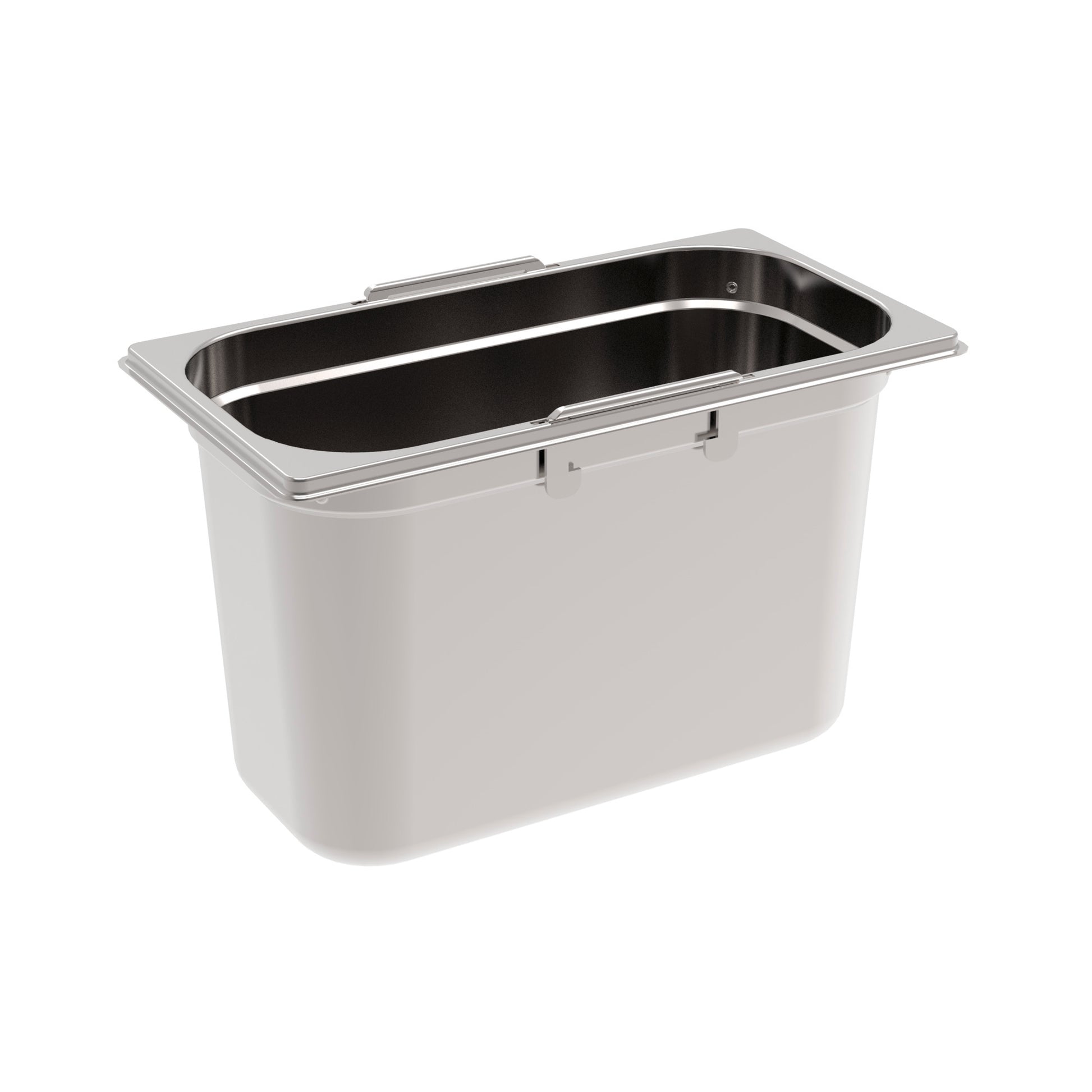 Rieber GNONE®-Behälter 1/3 200 mit Fallgriffen für hygienische Speisenlagerung