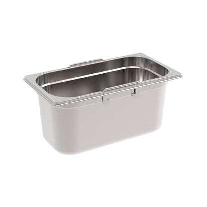 Rieber GNONE®-Behälter 1/3 150 mit Fallgriffen für hygienische Lagerung und Transport