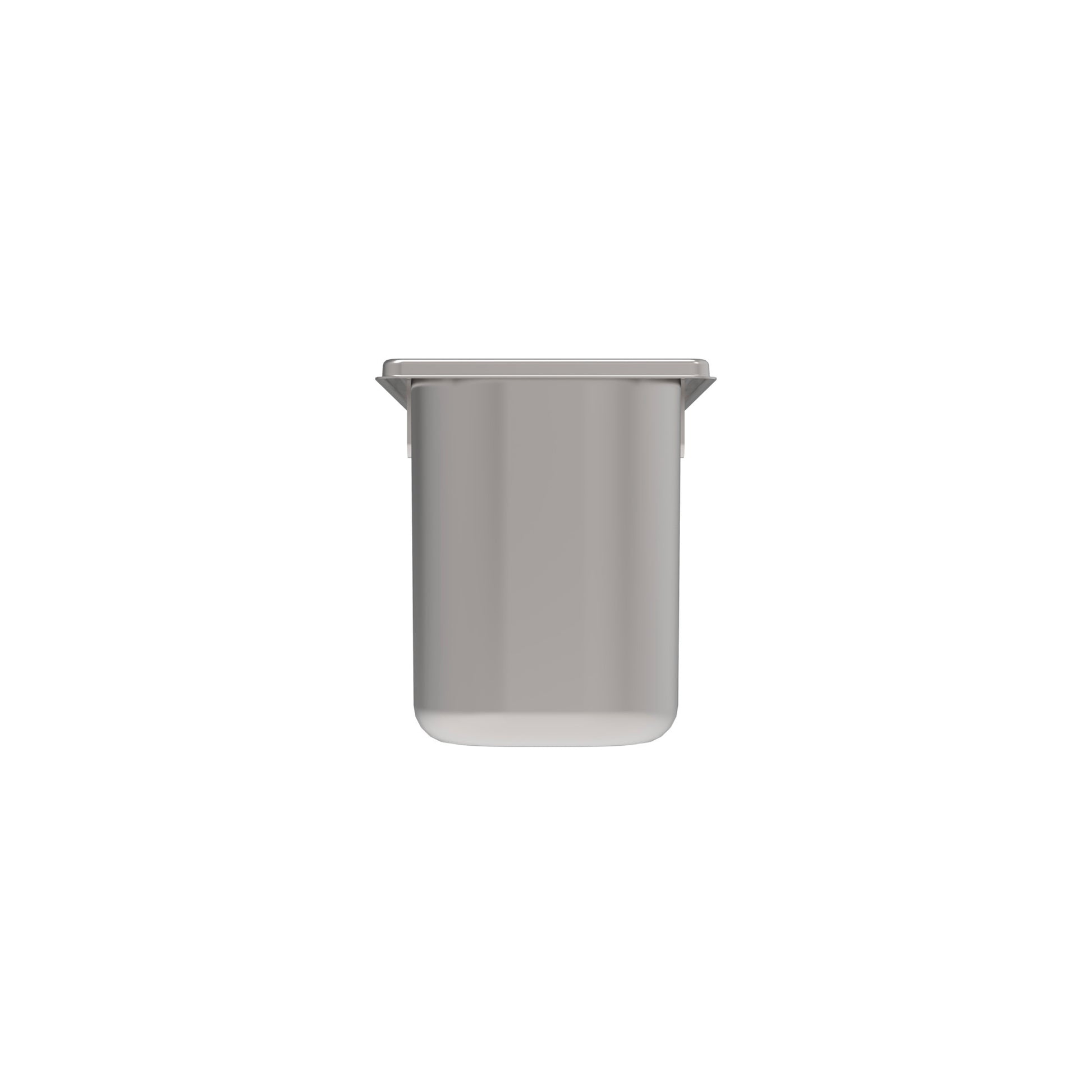 Rieber GN-Behälter 2/8 150 mit versenkbaren Griffen für hygienische Lagerung