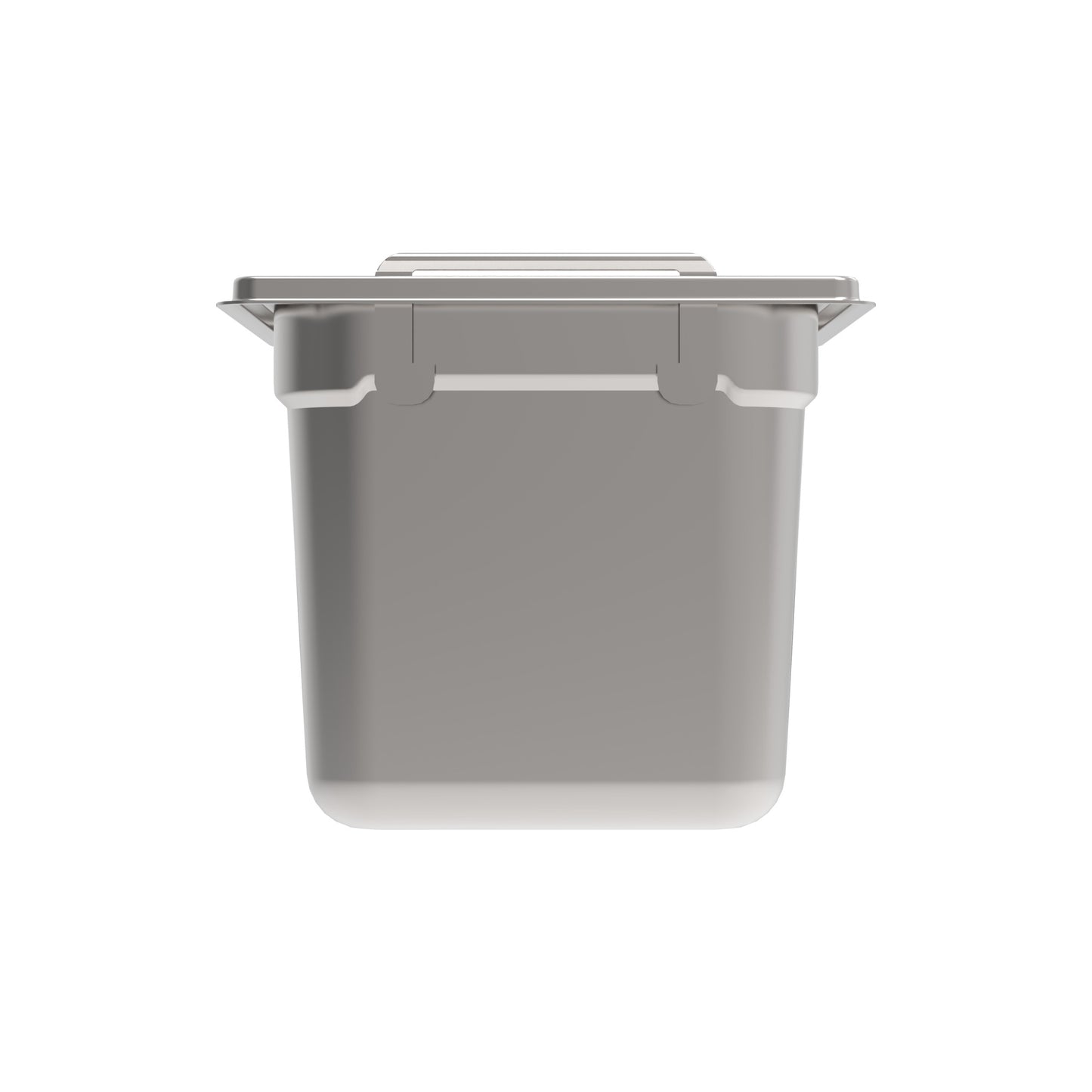 Rieber GN-Behälter 1/6 150 mit versenkbaren Fallgriffen für hygienische Speisenlagerung