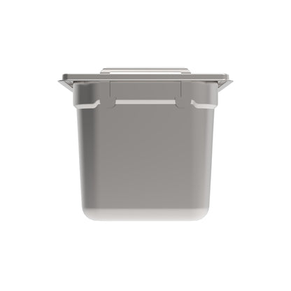 Rieber GN-Behälter 1/6 150 mit versenkbaren Fallgriffen für hygienische Speisenlagerung