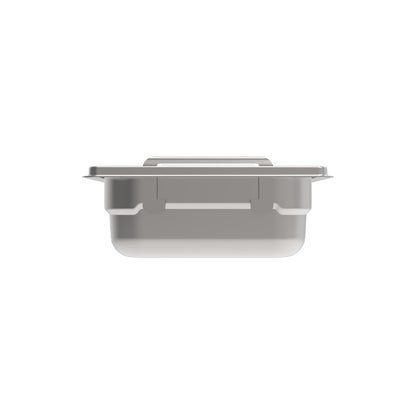 Rieber GN-Behälter 1/6 065 mit versenkbaren Fallgriffen für die Gastronomie