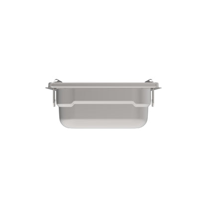 Rieber GN-Behälter 1/6 065 mit versenkbaren Fallgriffen für die Gastronomie
