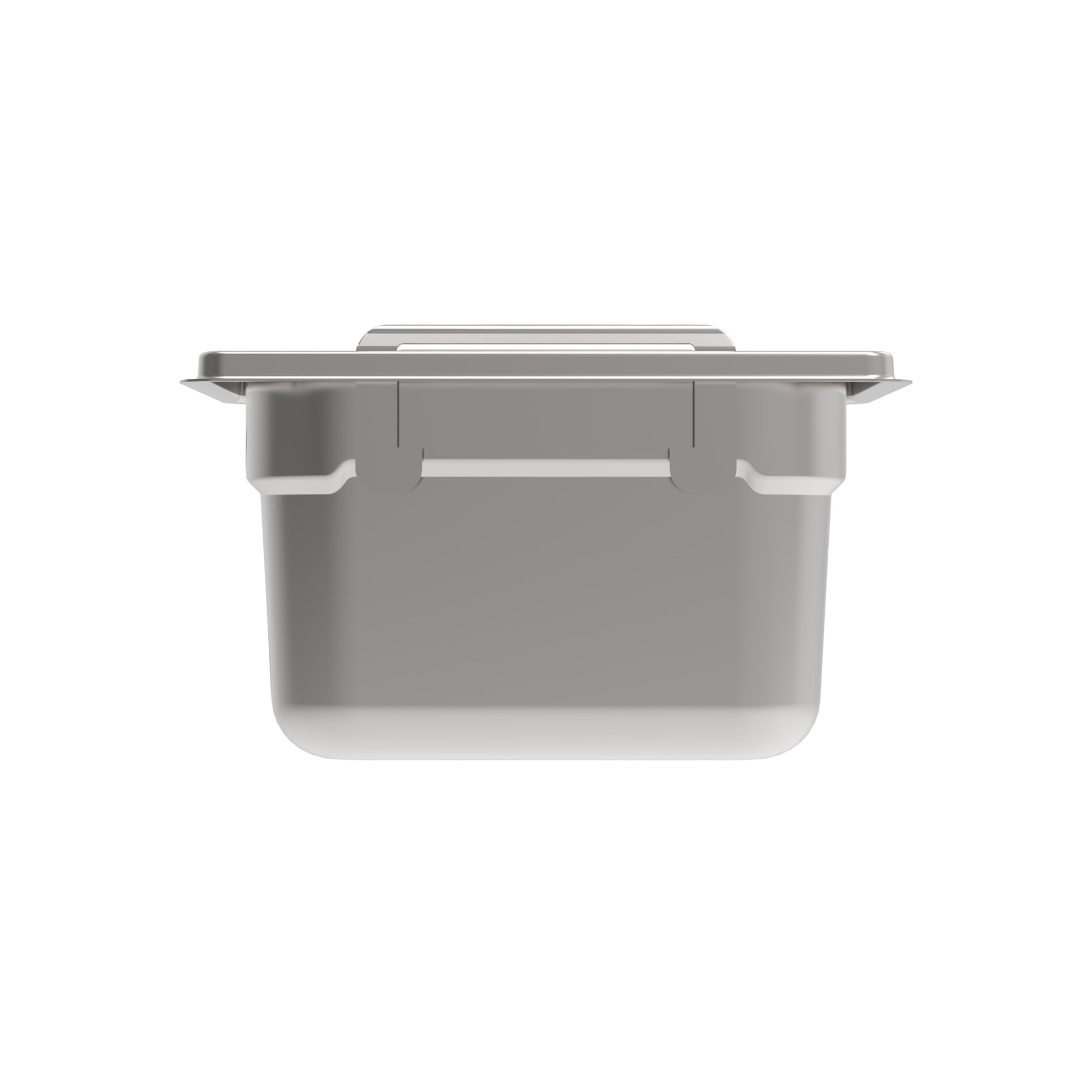 Rieber GN-Behälter 1/9 mit versenkbaren Griffen für hygienische Lagerung