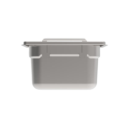 Rieber GN-Behälter 1/9 mit versenkbaren Griffen für hygienische Lagerung