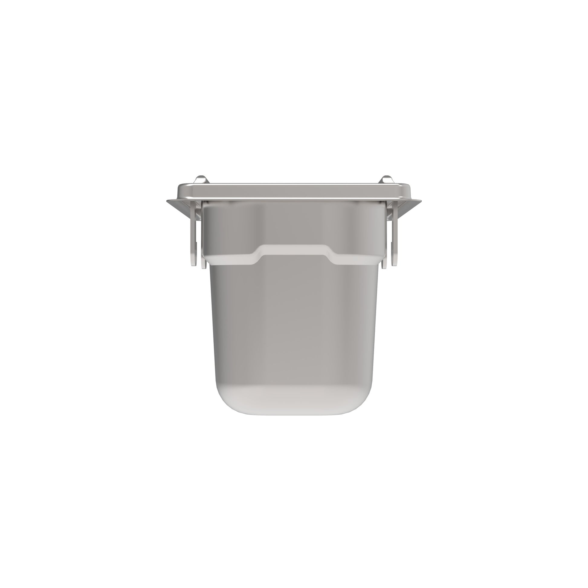Rieber GN-Behälter 1/9 mit versenkbaren Griffen für hygienische Lagerung