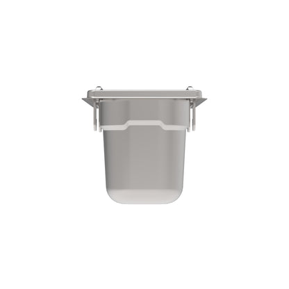 Rieber GN-Behälter 1/9 mit versenkbaren Griffen für hygienische Lagerung