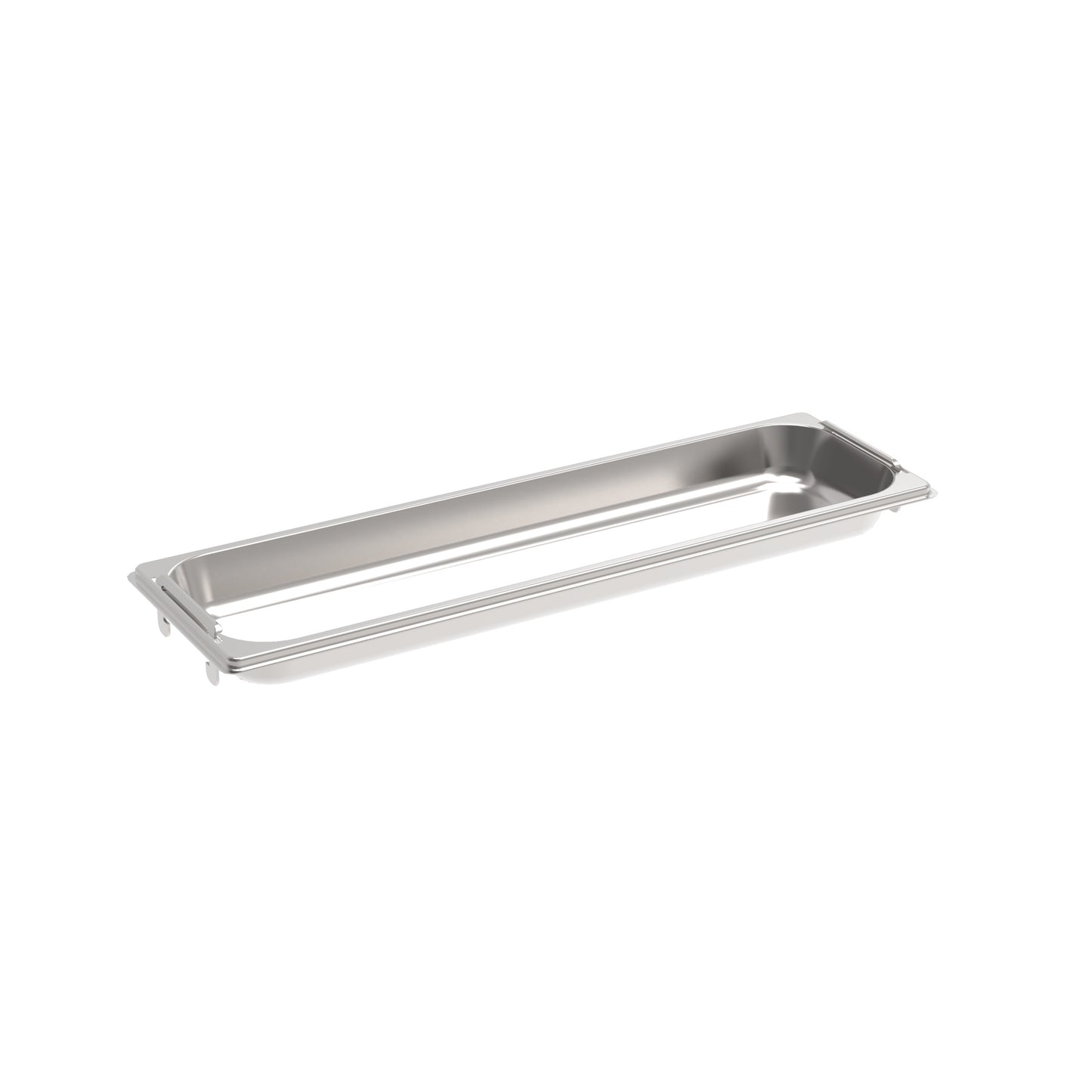 Rieber GN-Behälter 2/4 040 mit versenkbaren Griffen für hygienische Lagerung