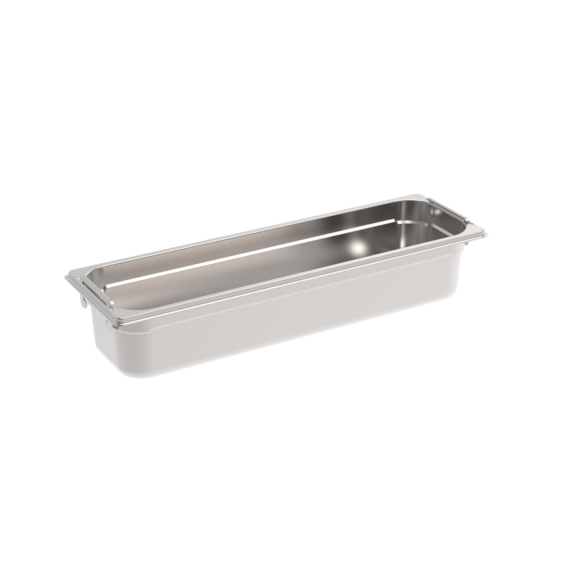 Rieber GN-Behälter 2/4 100 mit versenkbaren Fallgriffen für die Gastronomie