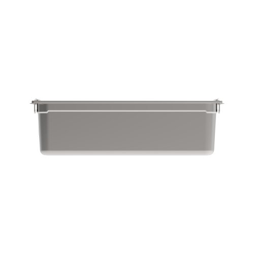 Rieber GN-Behälter 2/4 150 mit versenkbaren Griffen für hygienische Lagerung