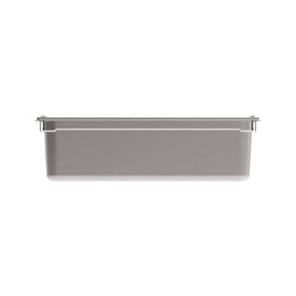 Rieber GN-Behälter 2/4 150 mit versenkbaren Griffen für hygienische Lagerung