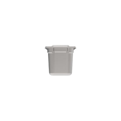 Rieber GN-Behälter 2/4 150 mit versenkbaren Griffen für hygienische Lagerung