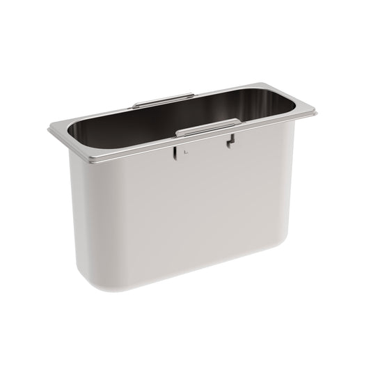 Rieber GN-Behälter 2/8 mit versenkbaren Griffen für hygienische Lagerung und Transport von Speisen.