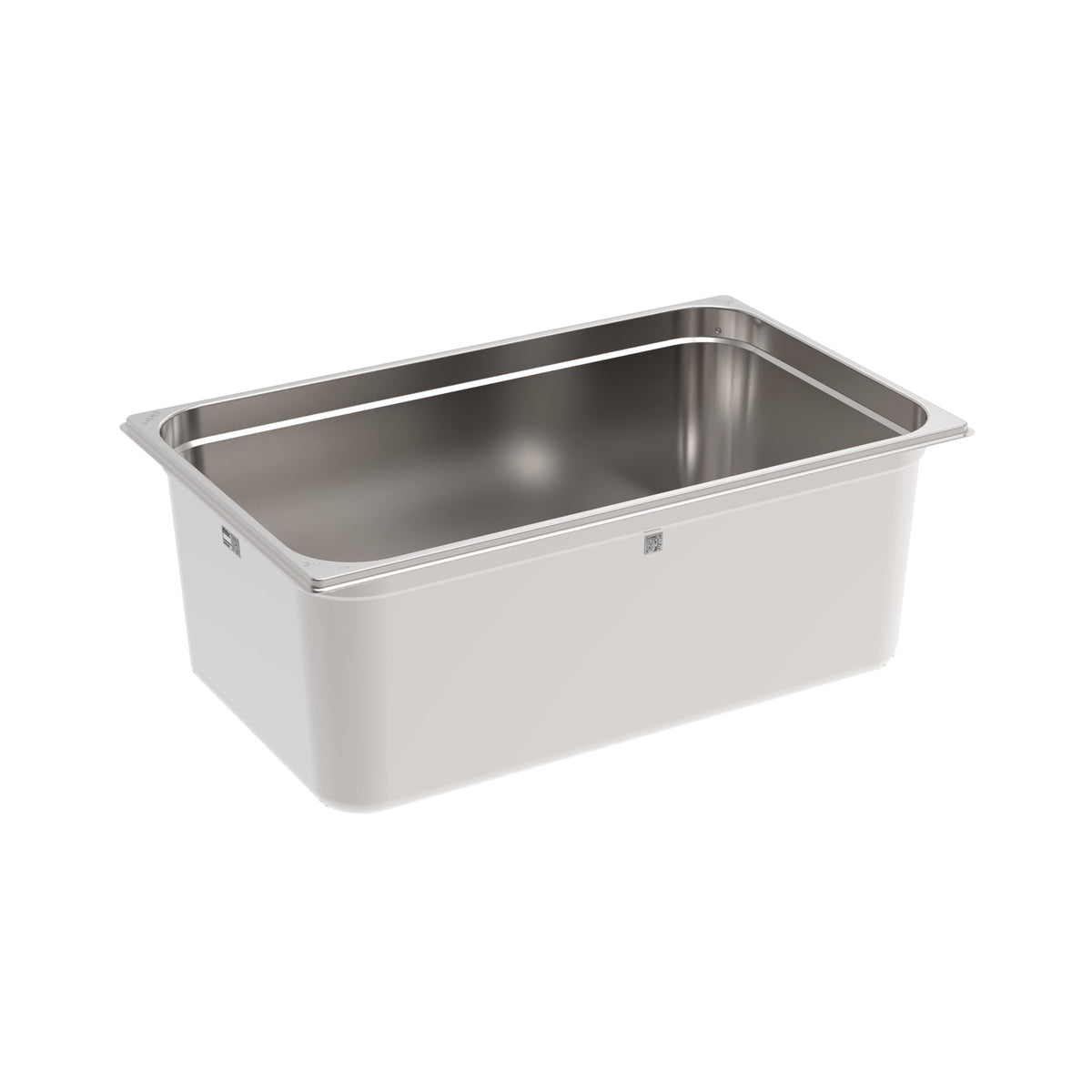 Rieber GNONE®-Behälter 1/1 200 aus Edelstahl für hygienische Lagerung und Transport