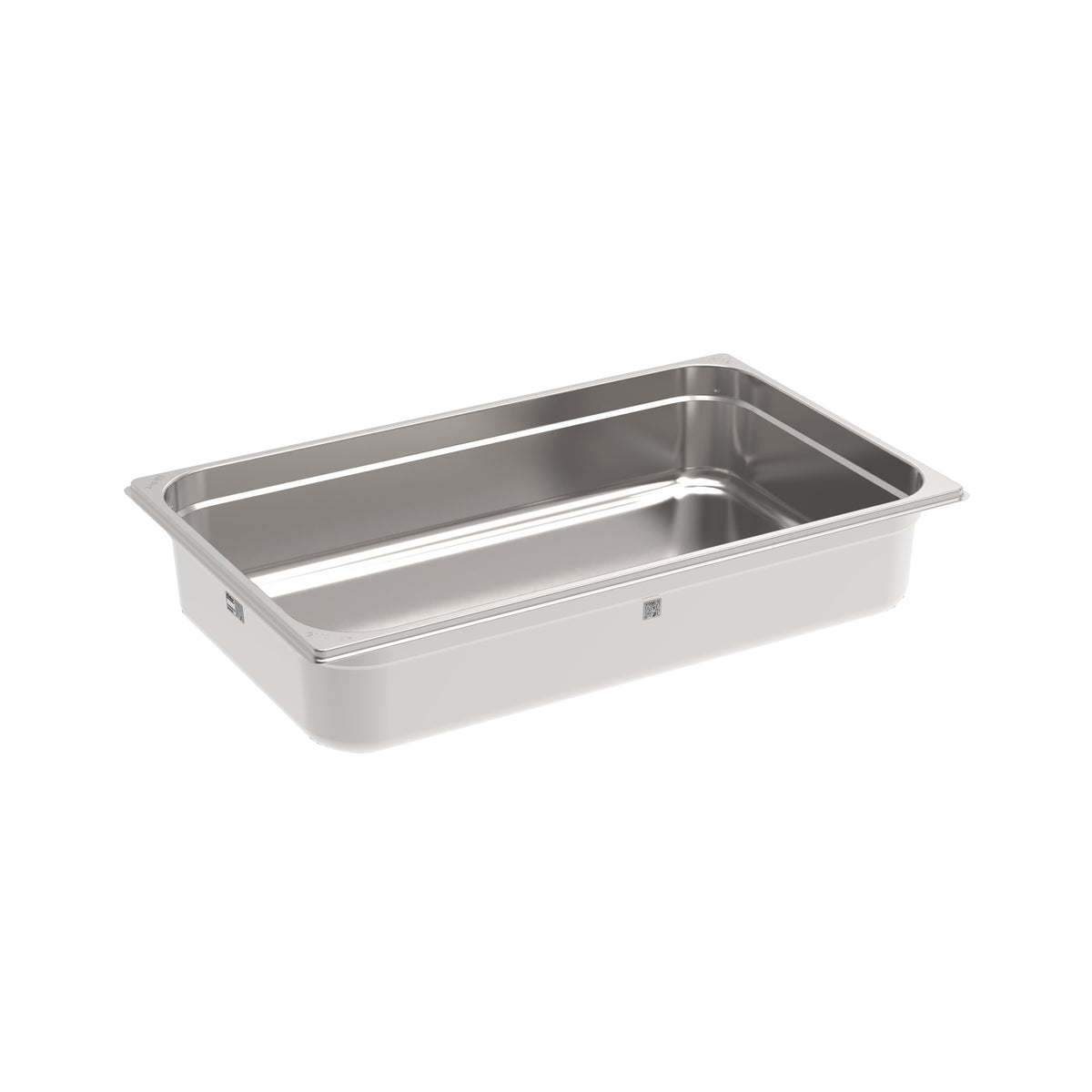 Rieber GNONE®-Behälter 1/1 100 für die hygienische Lagerung und den Transport von Speisen.